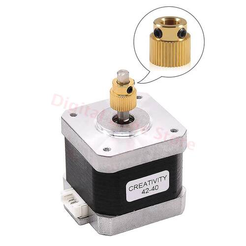 3D Printer Brass Extruder Wheel 40 Teeth 5mm Bore Drive Gear