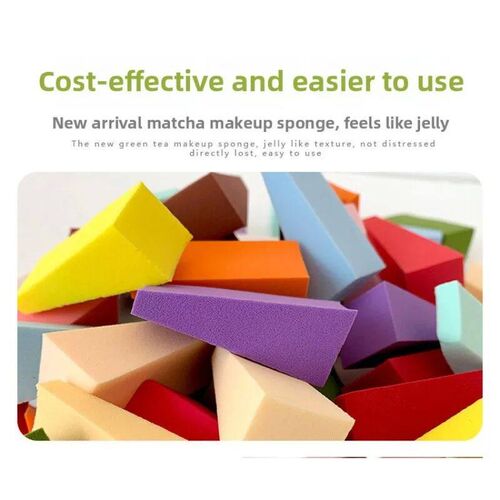 50PCS Makeup Sponge Puff For Face Not eating flour Wet Dry P