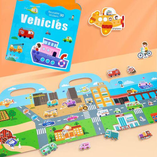 New childrens magnetic folding puzzle toy hands-on brain cu