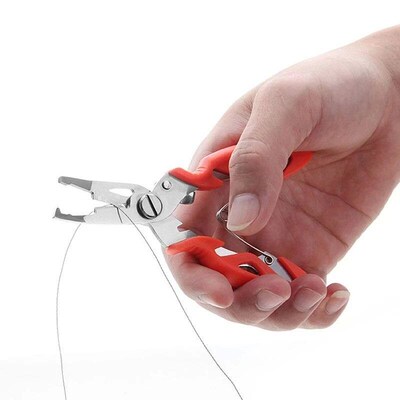 Fishing Plier Scissor Braid Line Lure Cutter Hook Remover Et
