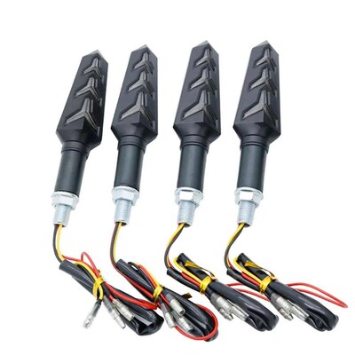Motorcycle Modification Accessories LED Fishbone Turn Signal