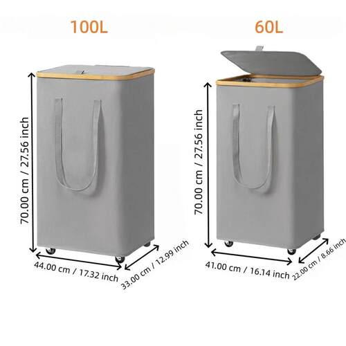 (60L/100L )Large Capacity Foldable Laundry Basket (60L/100L)