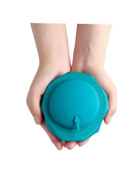 Press inflatable U-pillow portable air travel neck pillow