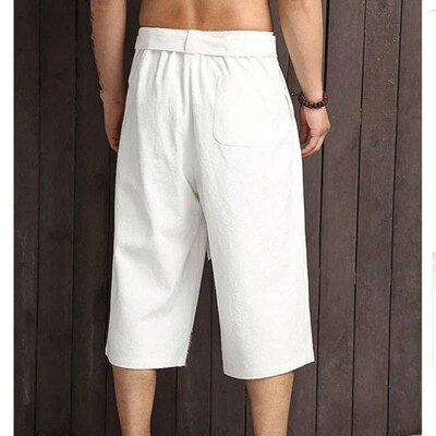 Japanese Kimono Traditional Pants Men Asian Clothing Bath Pa