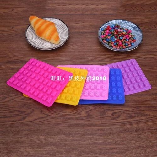 50 Grids Gummy Bears Silicone Chocolate Candy Cake Mold Ice