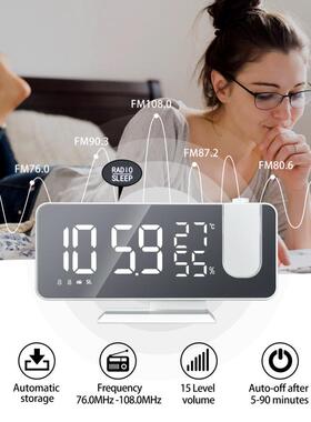 LED Digital Alarm Clock Watch Table Electronic Desktop Clock