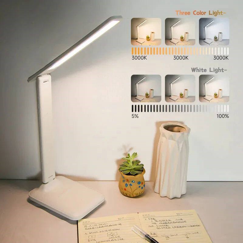 4800mAh Folding Table Lamp Eye Protection Night Light Touch图片