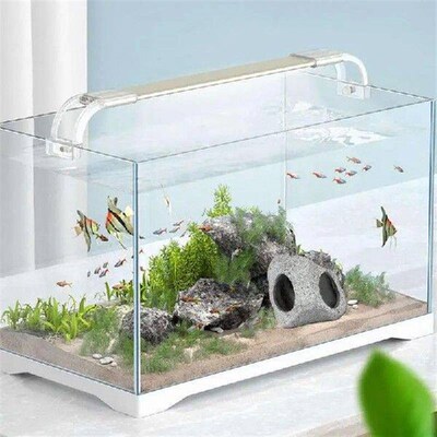 Fish Tank Hideout Aquarium Landscape Turtle Cave Rocks