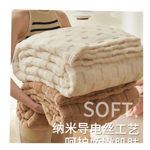 Summer Waffle Plaid Cotton Bed Blanket Throw Thin Quilt Knit