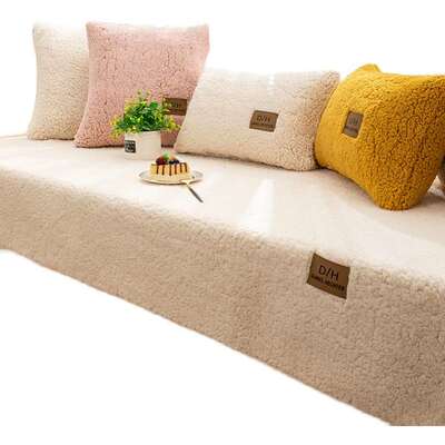 Bay Window Mat Windowsill Mat Modern Simple Cashmere Thicken