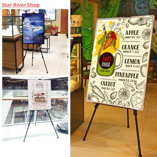 Portable Adjustable Metal Sketch Easel Stand Foldable Travel