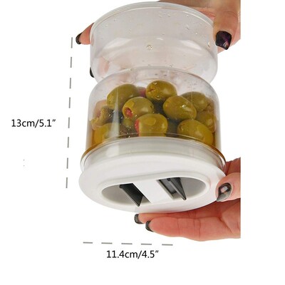 Pickle Jar 干湿分离泡菜罐 泡菜和橄榄容器 沙漏分离罐