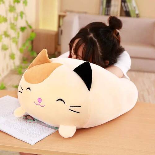 25CM Soft Animal Cartoon Pillow Cushion Cute Fat Dog Cat Tot