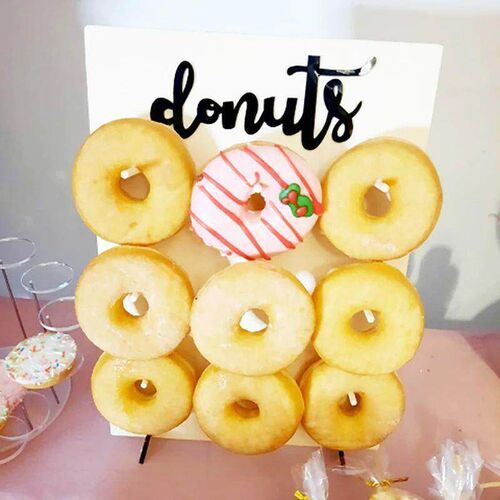 Wood Donut Stand Doughnuts Wall Stands Display board Holder