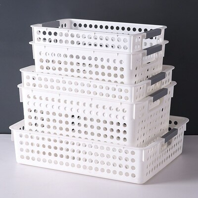 Storage Box for Household Sundries Snack Toy Plastic Shelf S