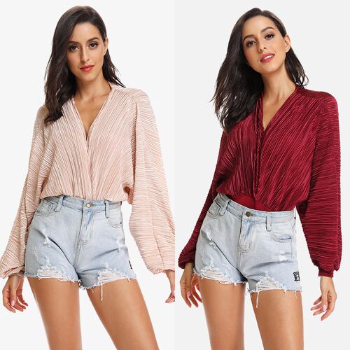 Autumn Spring Long Sleeve Top Clothes Plus Size Jumpsuits Ov
