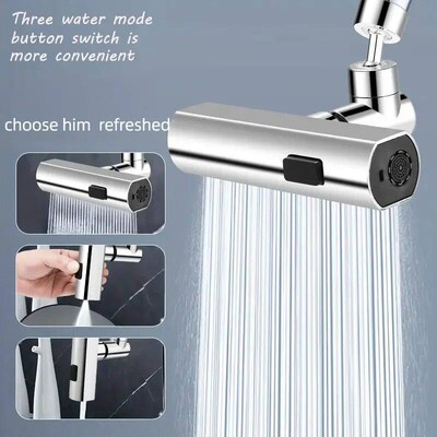 Three-speed Waterfall Water Outlet Multi-function Faucet Ext