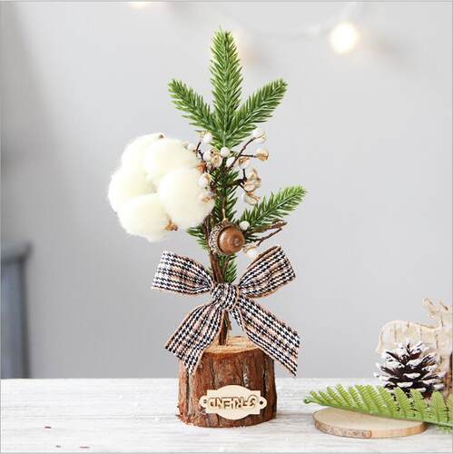 Christmas decoration 25cm Christmas mini tree ornaments desk