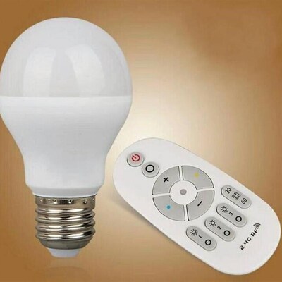 E27 Dimmable Led Bulbs Light AC 85-265V 7W Colorful Changing