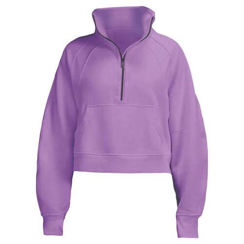 Women Winter Pullover Sweatshirt for Women Half Zip Long Sle