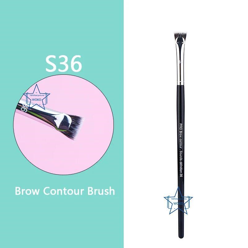 Makeup Eyeshadow Brushes Shadow Smudge Crease Blending Eyeli图片