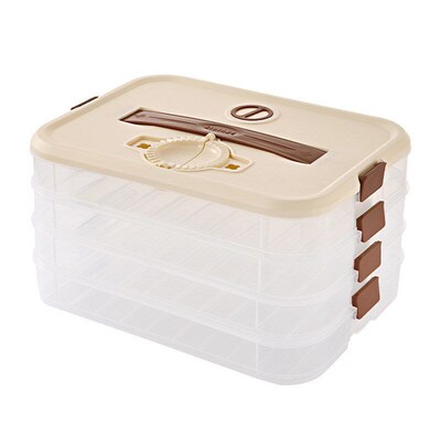 Freezer Dumpling Box Food Storage Container Stackable Food S
