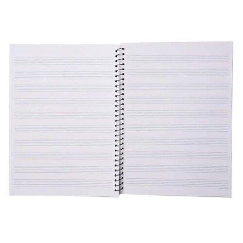 50 Pages Note Music Sheet Spiral Note Stave Staff