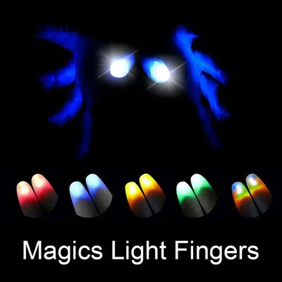 1/3/5Pairs Thumbs Led Light Up Toys Kids Magical Trick Props