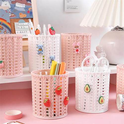 1PC Creative Imitating Vine Pen Holders Desktop Organizer Ma