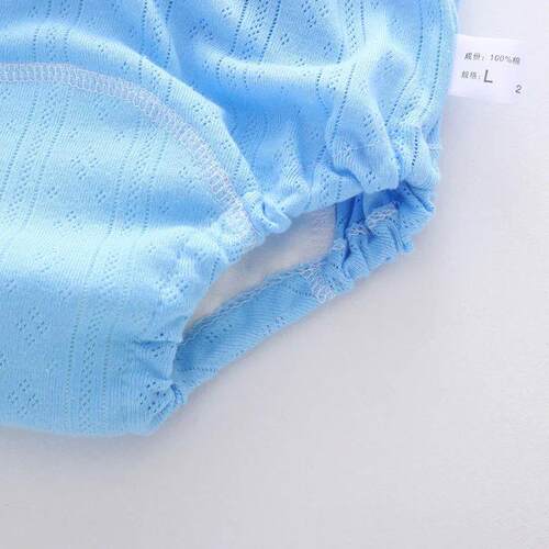 Baby Waterproof Reusable Training Pants Cotton Hollow-out Di