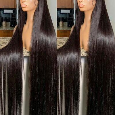 40 Inch Straight 13x4 Lace Front Wig Human Hair Brazilian 36
