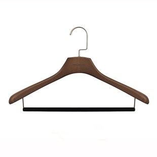 金领结原木实木衣架子高档衣柜衣帽间专用木质复古挂大衣无痕衣撑