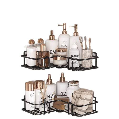 Bathroom corner rack storage Shower racks shelf No punching