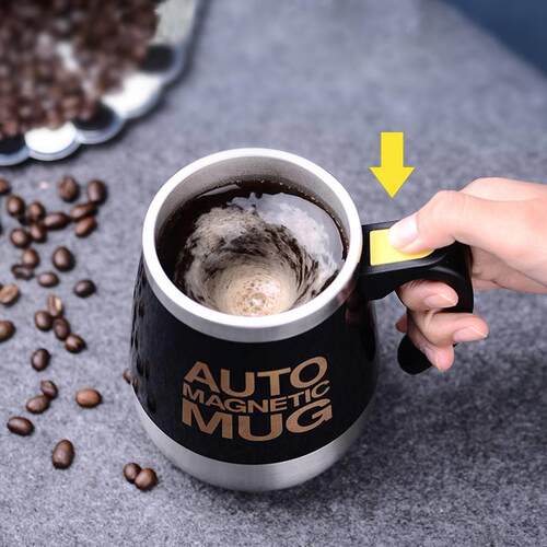 New Automatic Self Stirring Magnetic Mug Creative Stainless