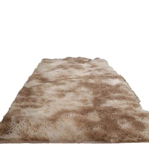 Solid color Rug Soft Plush Carpet non-slip Floor Mat Bedside