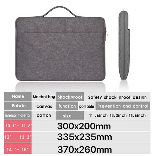 Laptop Bag Sleeve 11.6/12/13.3/14/15.6 Inch Notebook Sleeve