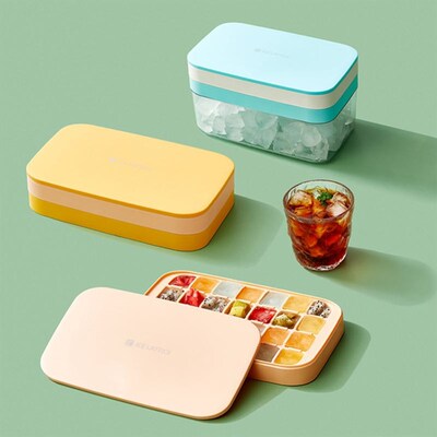 Ice Cube Tray ice ball maker Silicone Mold ice storage box