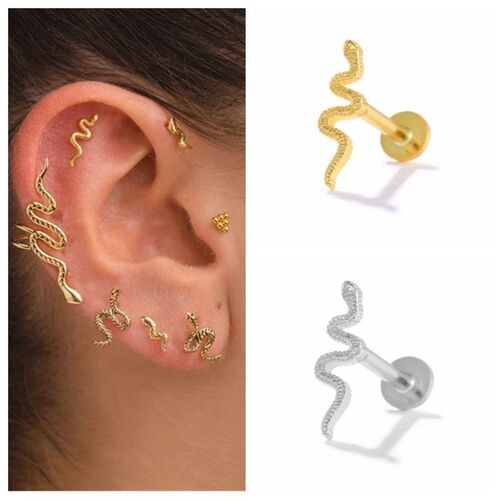 CANNER 925 Sterling Silver Tragus Piercing Stud Earrings for
