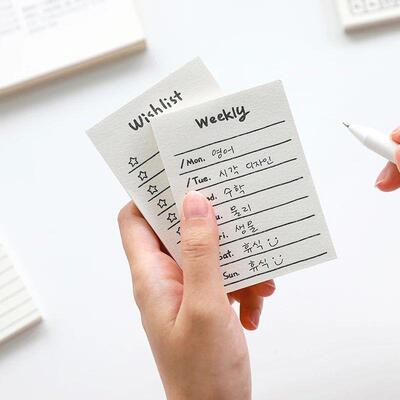 Yoofun 50 Sheets Daily Schedule Memo Pads To Do List Weekly