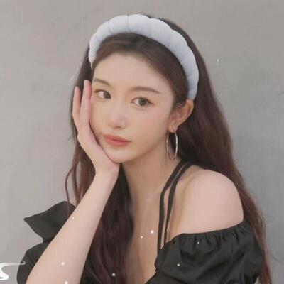 Sponge Co Spa Makeup Bubble Terry Cloth Headband Puffy Retro