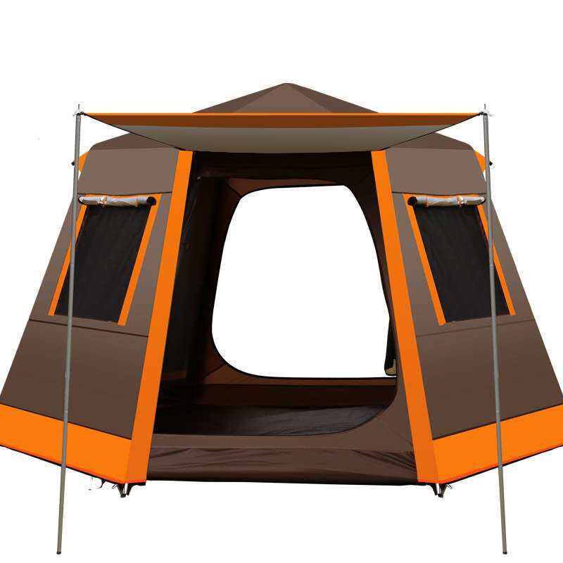 Outdoor tent 3-4 people 5-8 people full-automatic family rai
