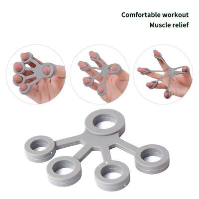 NEW 1Pcs five fingers Silicone Hand Expander Finger Training