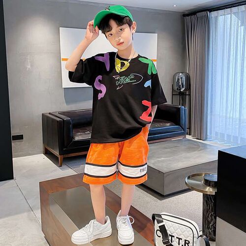 Boys Suit Summer Thin New Fashionable Childrens Clothing W