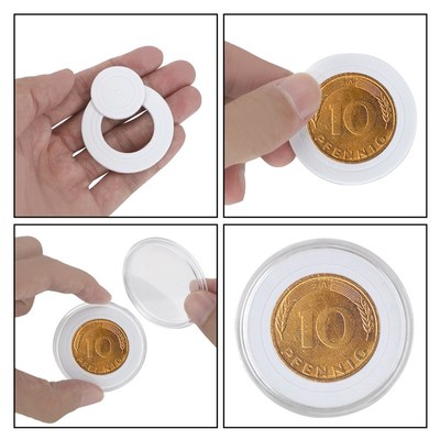 20/30/50/100/120PCS Coins Holder Storage Box Coin Collection