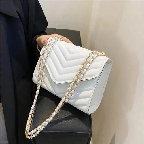 Single Shoulder Retro Fashionable Small Square Bag Crossbody