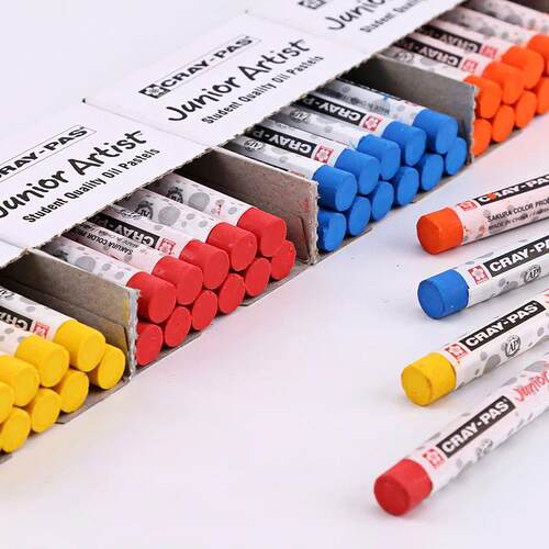 12Pcs/Box Sakura Mini Cray-pas Junior Artist Oil Painting St
