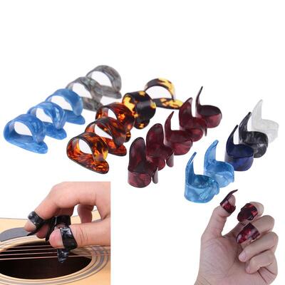 Hot!10pcs Guitar Thumb And Index Finger Pick Mediator Cellu