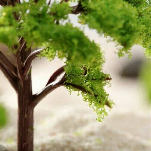 10pcs Model rees Ornaments Decoration 4CM Railroad ama Scene