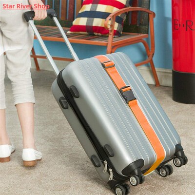 Adjustable Nylon Lock Travel Luggage Straps Belt Protective