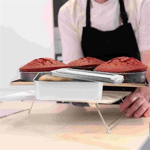 Covered Baking Tray Dishes Metal Cake Pan Toast Pans with